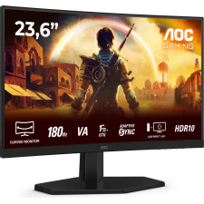 AOC G4 C24G42E monitor de ecrã 59,9 cm (23.6") 1920 x 1080 pixels Full HD LED Preto, Vermelho