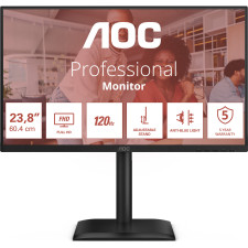 AOC E4 24E4CV monitor de ecrã 60,5 cm (23.8") 1920 x 1080 pixels Full HD LED Preto