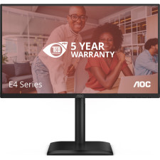 AOC E4 24E4CV monitor de ecrã 60,5 cm (23.8") 1920 x 1080 pixels Full HD LED Preto