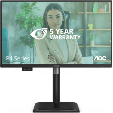 AOC 24P4U monitor de ecrã 60,5 cm (23.8") 1920 x 1080 pixels Full HD Preto