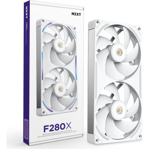 NZXT F280X Caixa de computador Ventoinha 14 cm Branco 1 unidade(s)