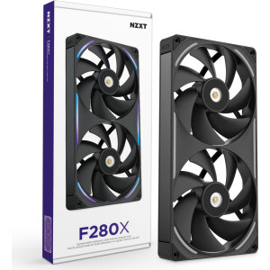 NZXT F280X Caixa de computador Ventoinha 14 cm Preto 1 unidade(s)