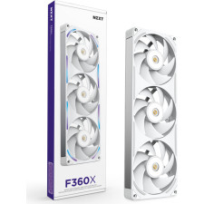 NZXT F360X Caixa de computador Ventoinha 12 cm Branco 1 unidade(s)