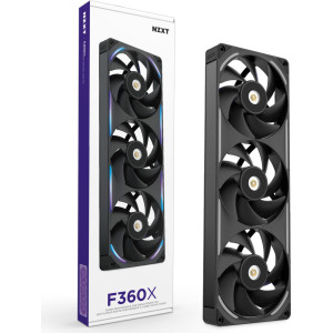NZXT F360X Caixa de computador Ventoinha 12 cm Preto 1 unidade(s)