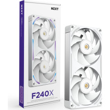 NZXT F240X Caixa de computador Ventoinha 12 cm Branco 1 unidade(s)