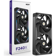 NZXT F240X Caixa de computador Ventoinha 12 cm Preto 1 unidade(s)