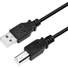 LogiLink CU0007B cabo USB USB 2.0 2 m USB A USB B Preto