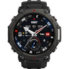 Amazfit T-Rex 3 Pro 3,81 cm (1.5") AMOLED 48 mm Digital 480 x 480 pixels Ecrã táctil Preto Wi-Fi GPS