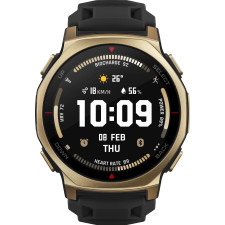Amazfit T-rex 3 Pro 3,35 cm (1.32") AMOLED 44 mm Digital 466 x 466 pixels Ecrã táctil Dourado Wi-Fi GPS