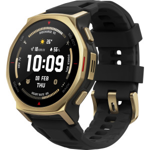 Amazfit T-rex 3 Pro 3,35 cm (1.32") AMOLED 44 mm Digital 466 x 466 pixels Ecrã táctil Dourado Wi-Fi GPS