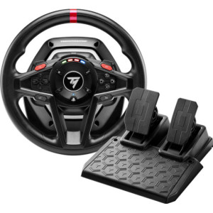 Thrustmaster T128-P Preto USB Volante + Pedais Analógico PC, PlayStation 4, PlayStation 5
