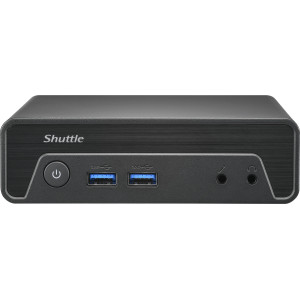 Shuttle Nano PC NE10N PC de 0,6L Preto N100 Intel SoC