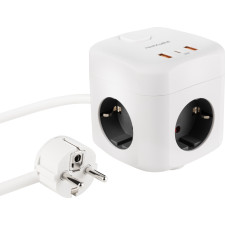 Nanocable 10.37.0011 extensão elétrica 1,4 m 3 tomada(s) CA Branco