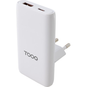 TooQ TQWC-GANSL65W1A1C carregador de dispositivos móveis Universal Branco AC Carregamento rápido Interior
