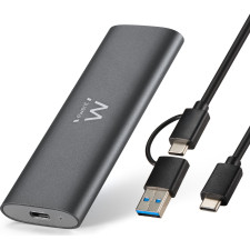 Ewent EW7061 Caixa para Discos Rígidos Compartimento SSD Cinzento Escuro