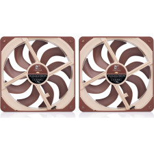 Noctua NF-A14X25 G2 PWM SX2-PP Sistema de Arrefecimento de Computador Caixa de computador Ventoinha 14 cm Bege 2 unidade(s)