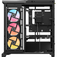 Corsair 4500X LX-R RGB Tempered Glass Mid-Tower, Black Midi Tower Preto