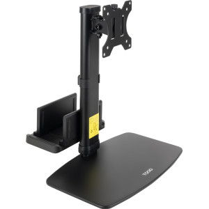 TooQ DB1128TN-B montagem e suporte para monitores 68,6 cm (27") Secretária Preto