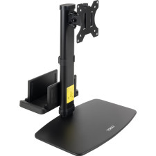 TooQ DB1128TN-B montagem e suporte para monitores 68,6 cm (27") Secretária Preto