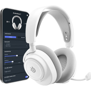 Steelseries Arctis Nova 7X Wireless Gen 2 Auscultadores Sem fios Fita de cabeça Jogos Bluetooth Branco