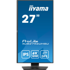 iiyama ProLite XUB2792UHSU-B6 monitor de ecrã 68,6 cm (27") 3840 x 2160 pixels 4K Ultra HD LED Preto
