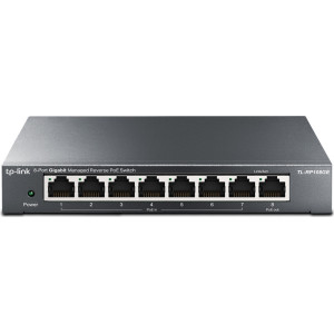 TP-Link TL-RP108GE switch de rede Gerido L2 Gigabit Ethernet (10 100 1000) Power over Ethernet (PoE) Preto
