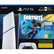 Sony PlayStation 5 Digital Edition - Fortnite Flowering Chaos Bundle 825 GB Wi-Fi Preto, Branco