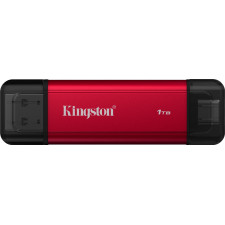 Kingston Technology Dual Portable 1 TB USB Type-A   USB Type-C 3.2 Gen 2 (3.1 Gen 2) Preto, Vermelho