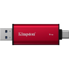 Kingston Technology Dual Portable 1 TB USB Type-A   USB Type-C 3.2 Gen 2 (3.1 Gen 2) Preto, Vermelho