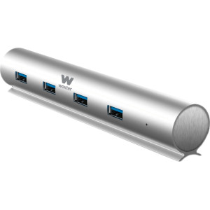 Woxter Hub 73 USB 3.2 Gen 1 (3.1 Gen 1) Type-A 5000 Mbit s Prateado