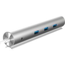 Woxter Hub 73 USB 3.2 Gen 1 (3.1 Gen 1) Type-A 5000 Mbit s Prateado