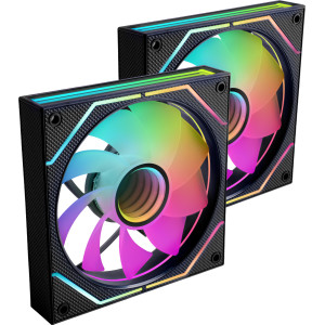 Mars Gaming MF3DPROX2R Sistema de Arrefecimento de Computador Caixa de computador Ventoinha 12 cm Preto
