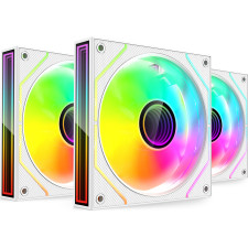 Mars Gaming MF3DPROKITW Sistema de Arrefecimento de Computador Caixa de computador Ventoinha 12 cm Branco