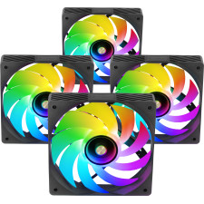 Mars Gaming MFSI4KIT Sistema de Arrefecimento de Computador Caixa de computador Ventoinha 12 cm Preto