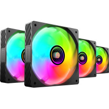 Mars Gaming MFSI4KIT Sistema de Arrefecimento de Computador Caixa de computador Ventoinha 12 cm Preto
