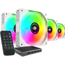 Mars Gaming MFSI4KITW Sistema de Arrefecimento de Computador Caixa de computador Ventoinha 12 cm Branco
