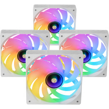 Mars Gaming MFSI4KITW Sistema de Arrefecimento de Computador Caixa de computador Ventoinha 12 cm Branco