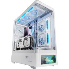 Mars Gaming MCLCDPROW caixa para computador Midi Tower Branco