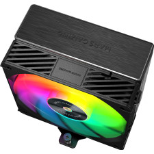 Mars Gaming MCPUX5ARGB Sistema de Arrefecimento de Computador Processador Arrefecimento a ar 12 cm Preto 1 unidade(s)