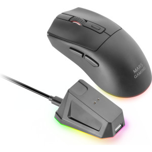 Mars Gaming MM-T3 rato Jogos Mão direita RF Wireless + Bluetooth + USB Type-C Ótico 14400 DPI