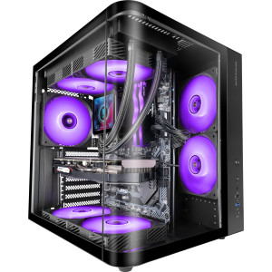Mars Gaming MC-CURV Midi Tower Preto