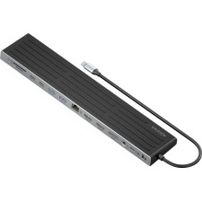 AISENS ASUC-13P042-GR base & duplicador de portas Com fios USB 3.2 Gen 1 (3.1 Gen 1) Type-C Cinzento