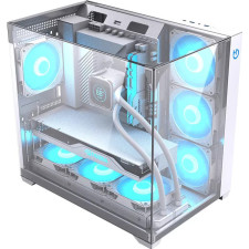 Hiditec SKY Tower Transparente, Branco