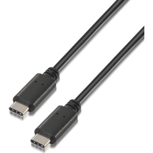 AISENS A107-0058 cabo USB USB 2.0 3 m USB C Preto