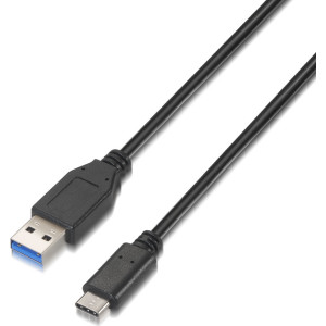 AISENS A107-0060 cabo USB USB 3.2 Gen 2 (3.1 Gen 2) 1 m USB A USB C Preto