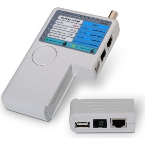 AISENS A142-0313 testador de cabo de rede Equipamento de teste de cabo UTP STP Cinzento