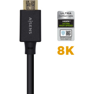 AISENS A150-0421 cabo HDMI 1 m HDMI Type A (Standard) Preto