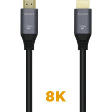 AISENS A150-0427 cabo HDMI 1,5 m HDMI Type A (Standard) Preto, Cinzento