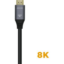AISENS A150-0427 cabo HDMI 1,5 m HDMI Type A (Standard) Preto, Cinzento