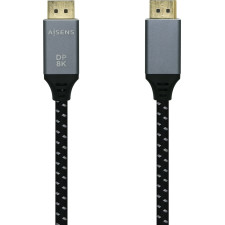 AISENS A149-0435 cabo DisplayPort 1 m Preto, Cinzento